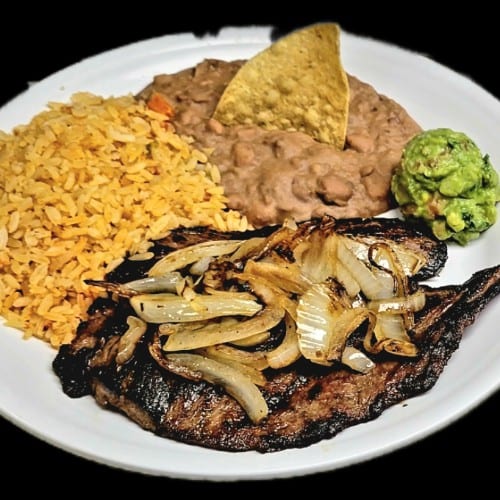 Bistec Ranchero Plate.
