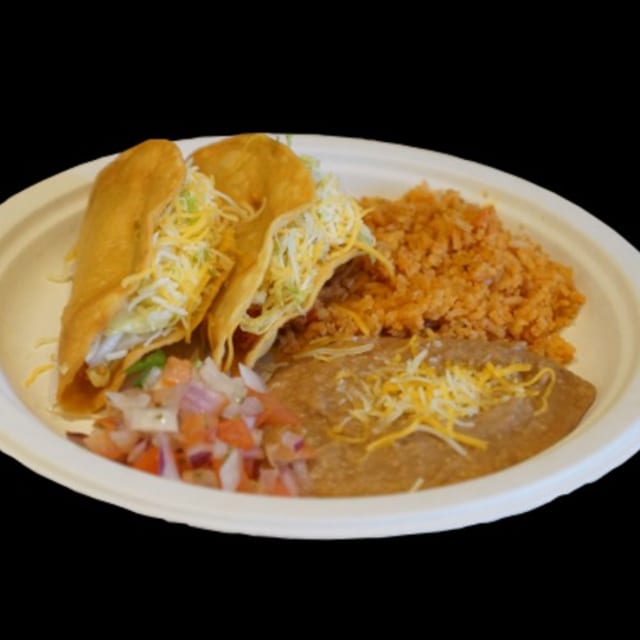 2 Taco Plate.