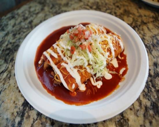 Side 2 Chicken Enchiladas.